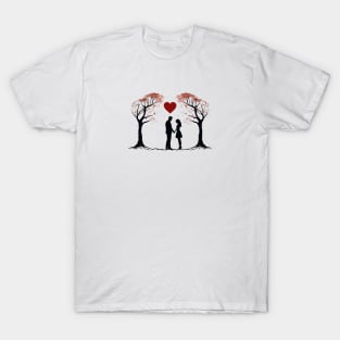 Hidden Feelings - Romantic Valentine's Day T-Shirt